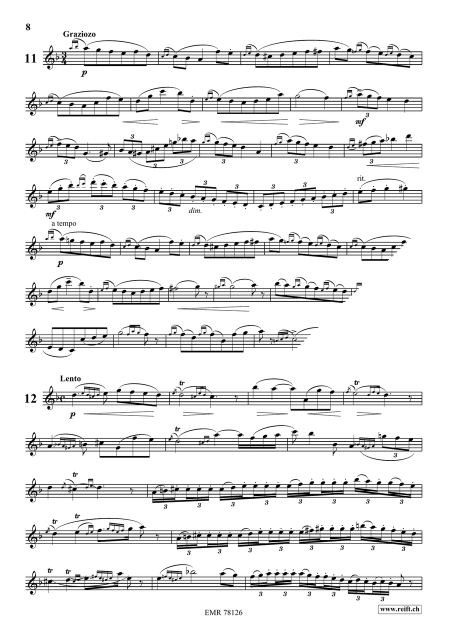 24 Melodic Studies 24 Melodic Studies Violin Solo scores gallery preview page 9
