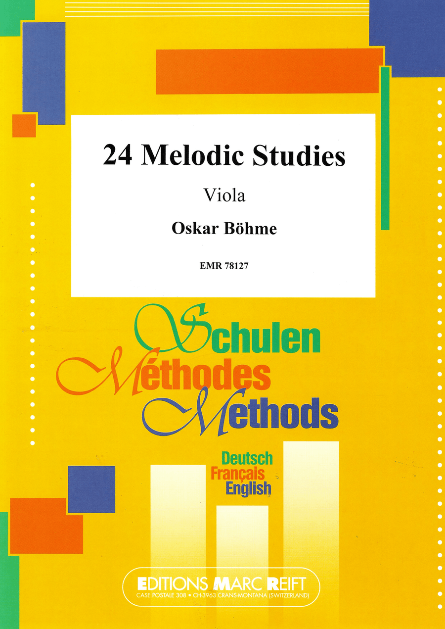 24 Melodic Studies 24 Melodic Studies Viola Solo scores gallery preview page 1