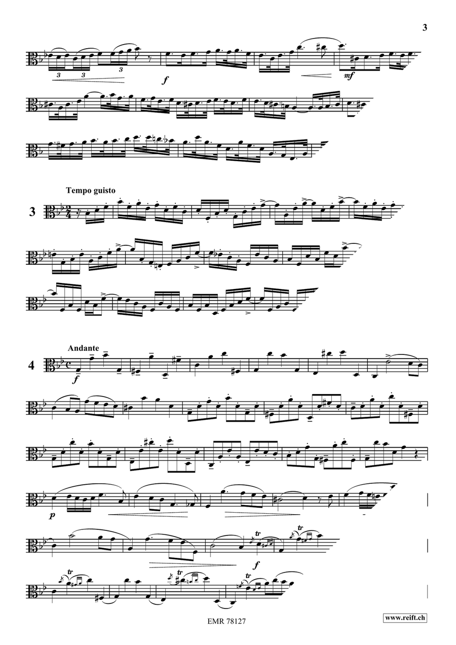 24 Melodic Studies 24 Melodic Studies Viola Solo scores gallery preview page 4