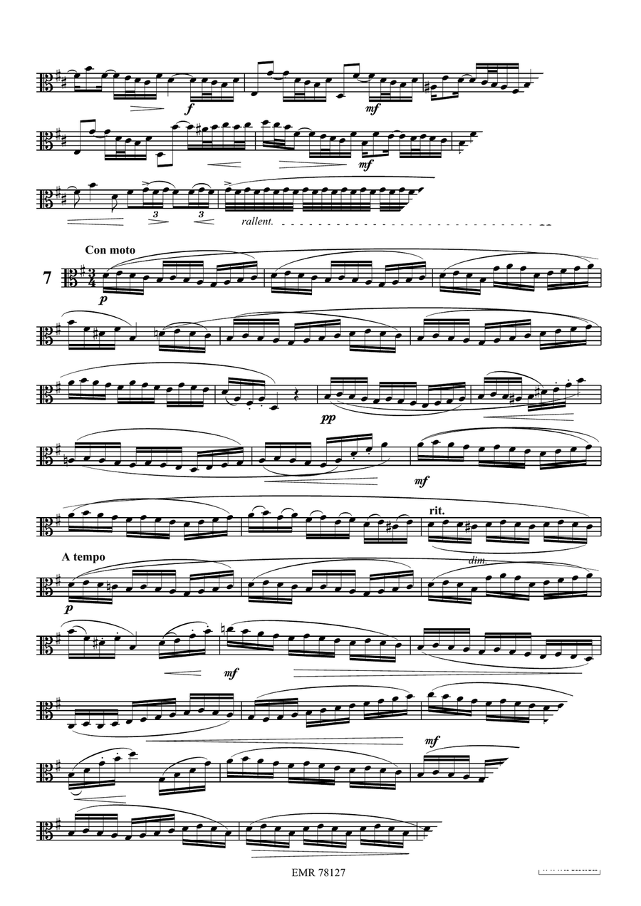 24 Melodic Studies 24 Melodic Studies Viola Solo scores gallery preview page 6