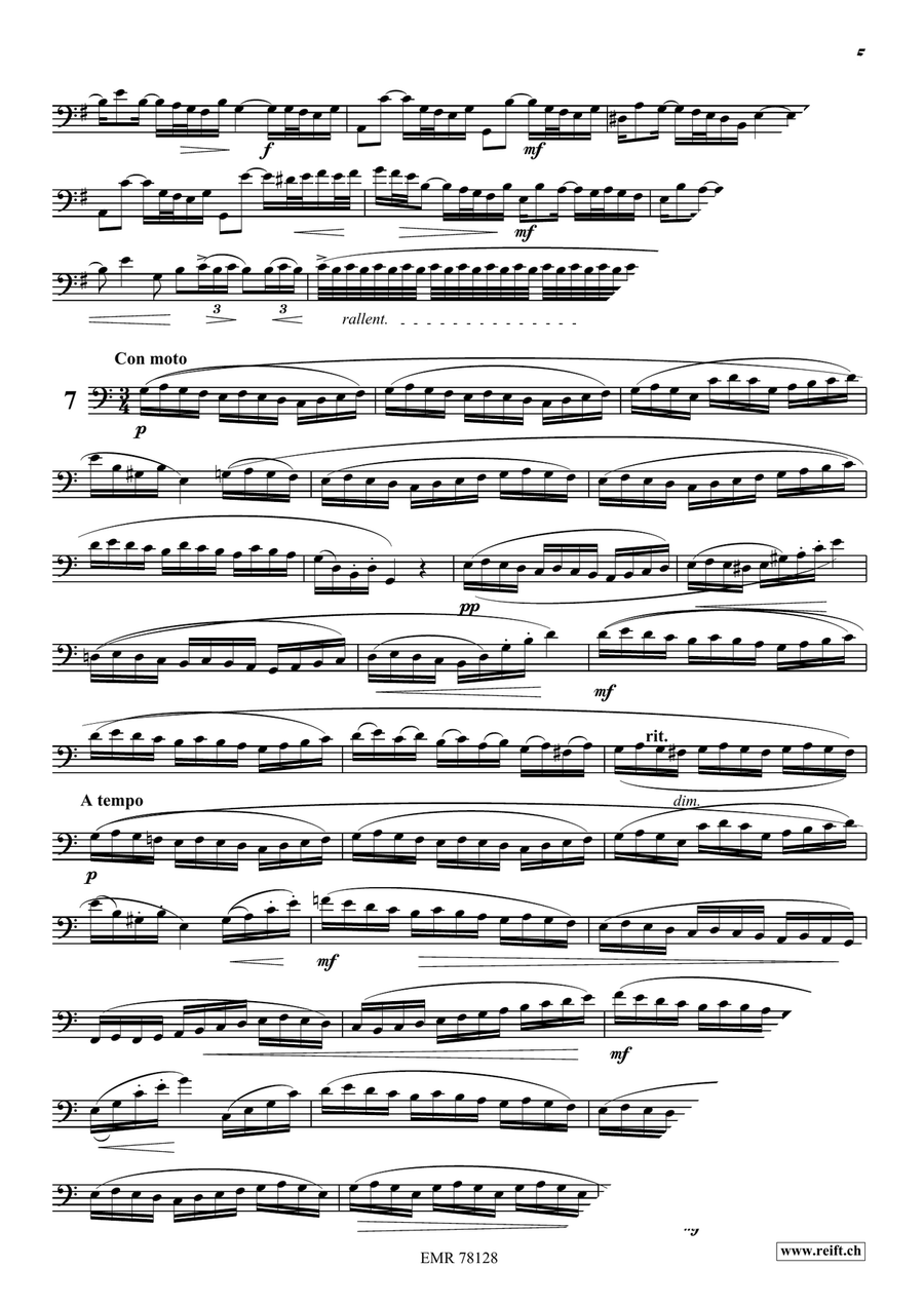 24 Melodic Studies 24 Melodic Studies Cello scores gallery preview page 6