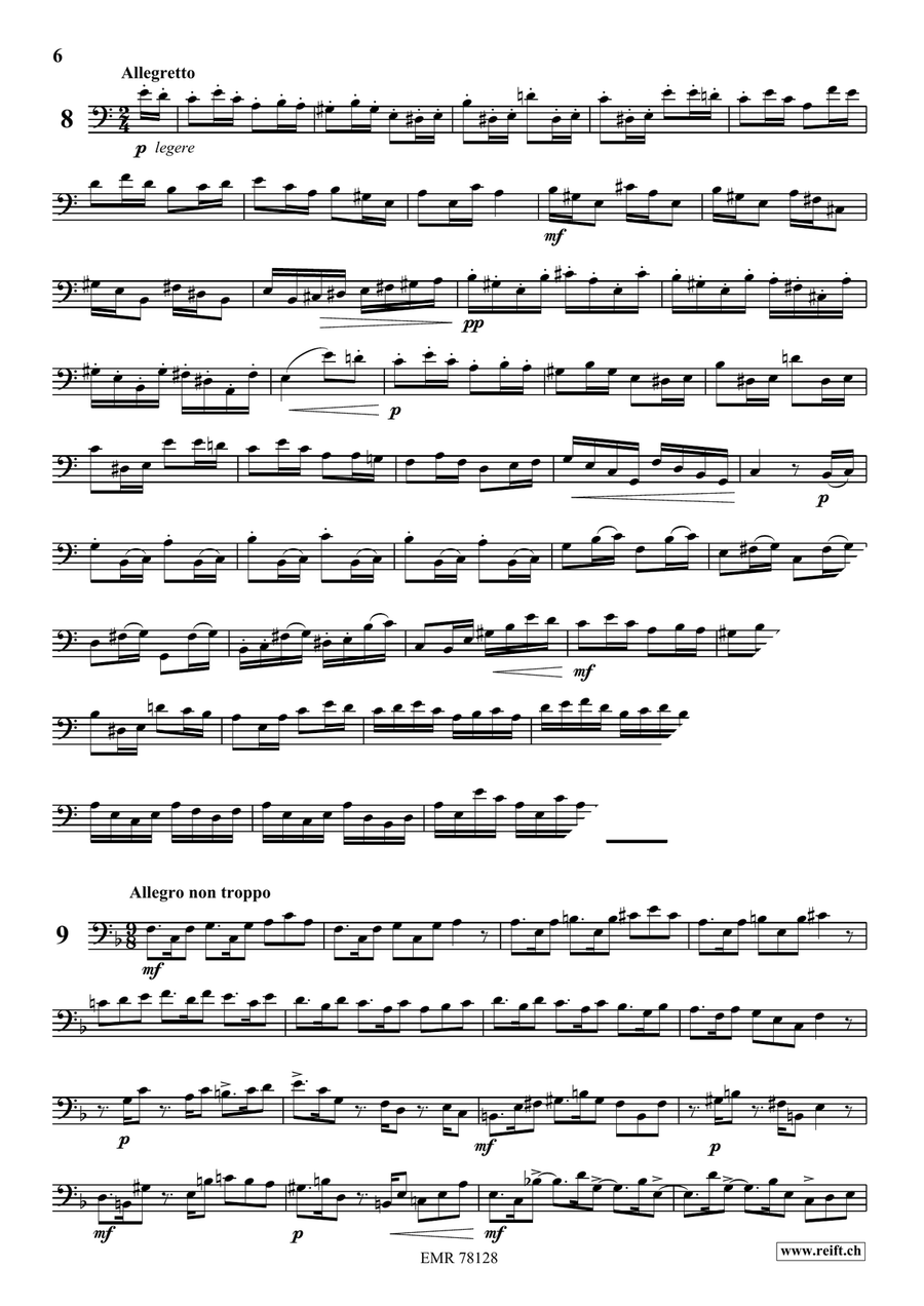 24 Melodic Studies 24 Melodic Studies Cello scores gallery preview page 7