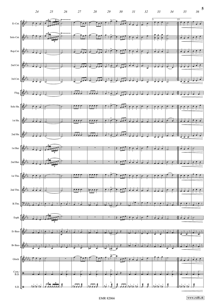 The Commissioner The Commissioner Brass Band scores gallery preview page 7