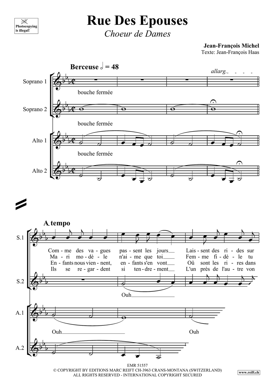 Rue Des Epouses Rue Des Epouses Score scores gallery preview page 4