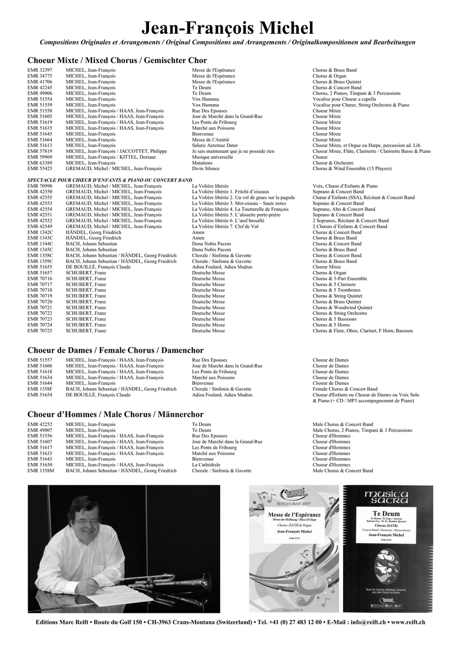 Rue Des Epouses Rue Des Epouses Mixed Choir scores gallery preview page 5