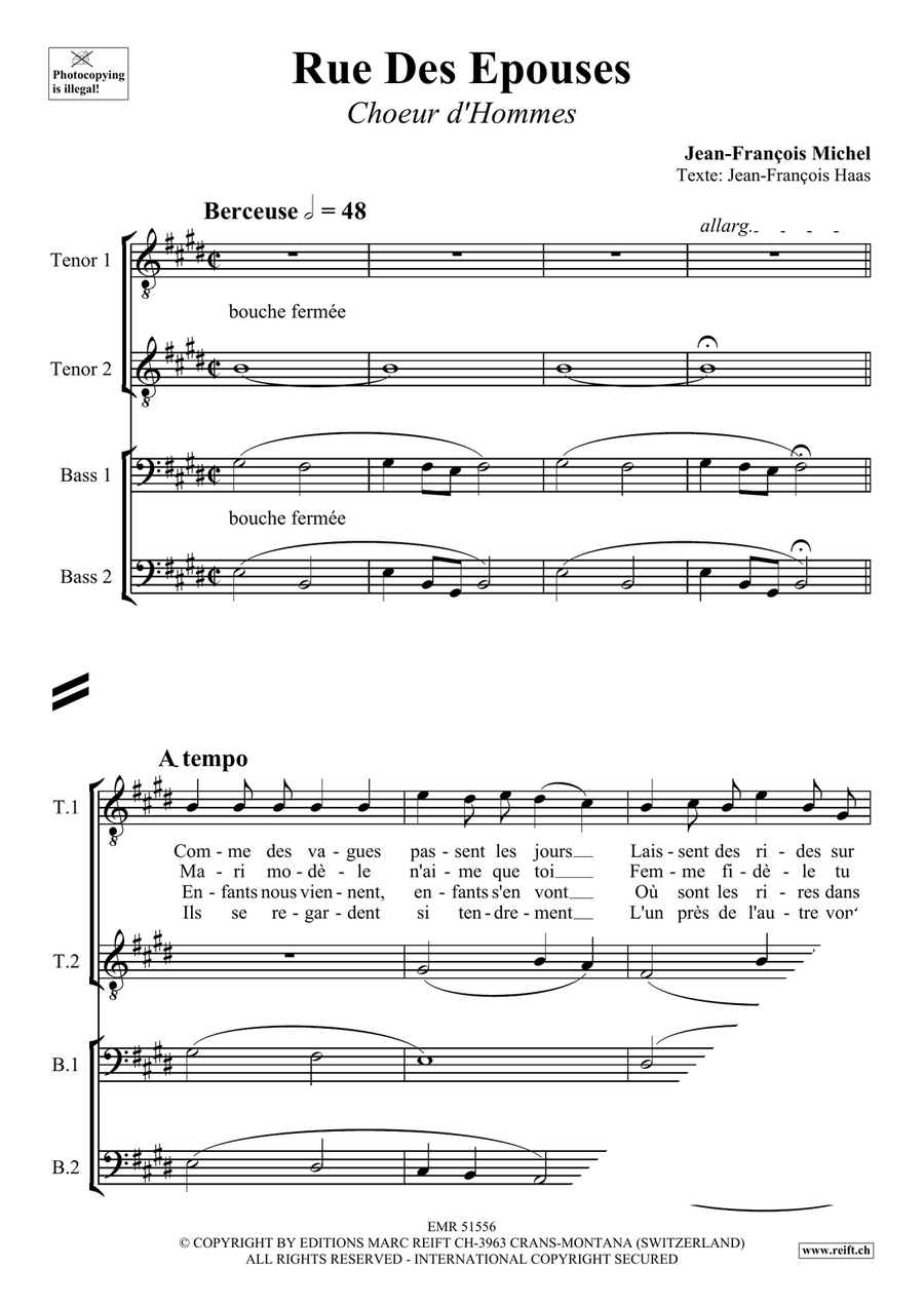 Rue Des Epouses Rue Des Epouses Score scores gallery preview page 4