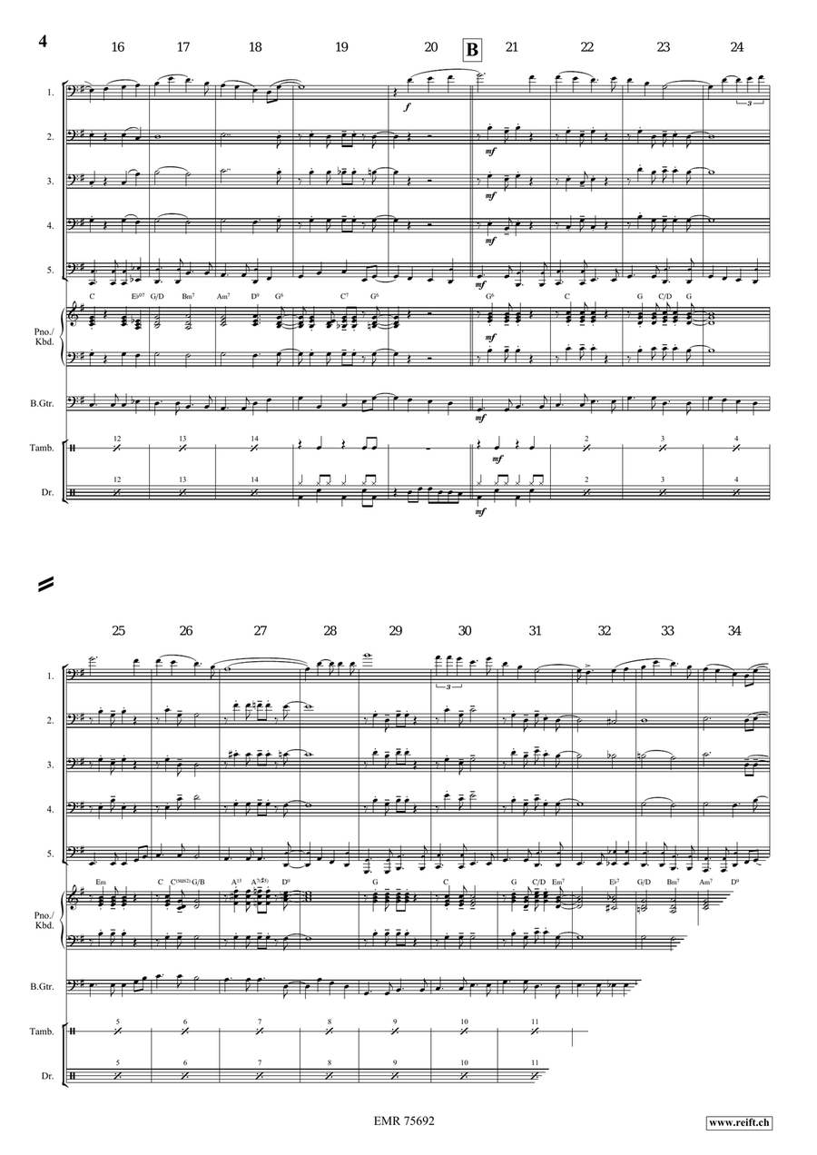 Danny Boy Danny Boy Trombone scores gallery preview page 4