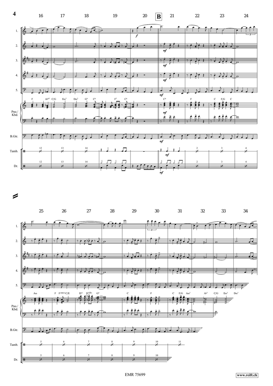 Danny Boy Danny Boy Woodwind Quintet scores gallery preview page 4