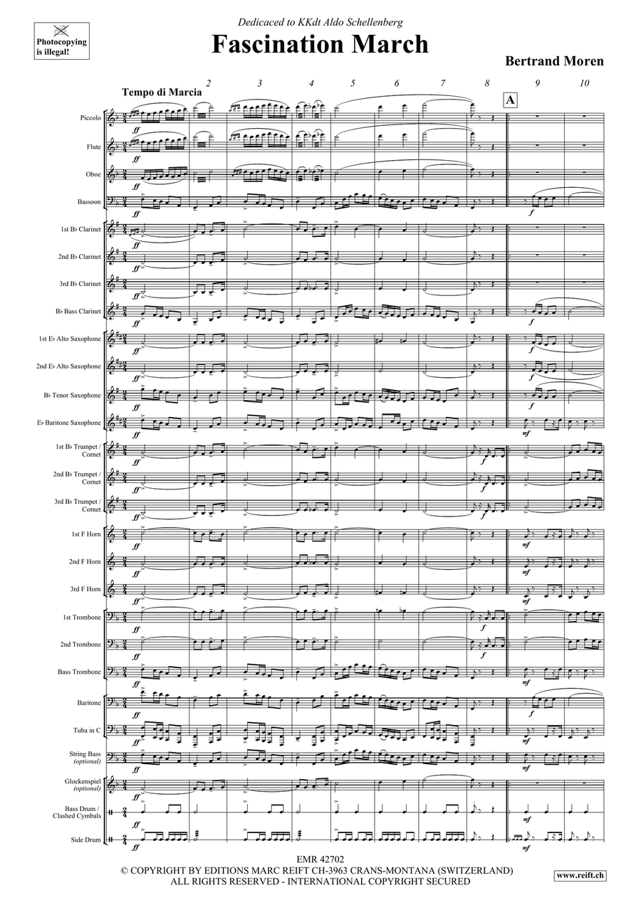 Fascination March Fascination March Concert Band scores gallery preview page 5
