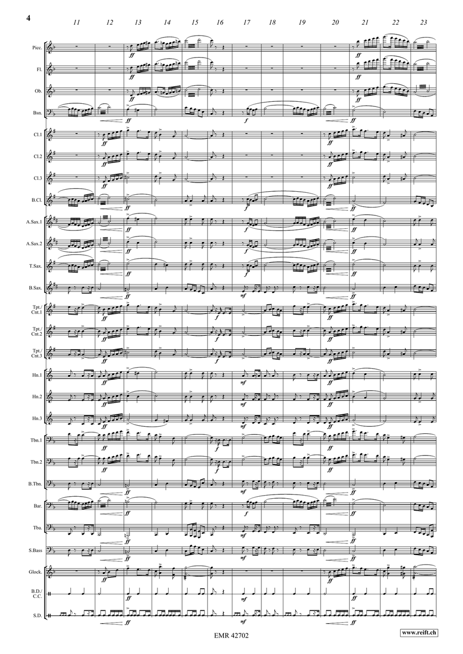 Fascination March Fascination March Concert Band scores gallery preview page 6