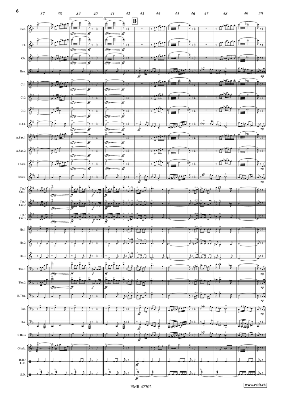 Fascination March Fascination March Concert Band scores gallery preview page 8