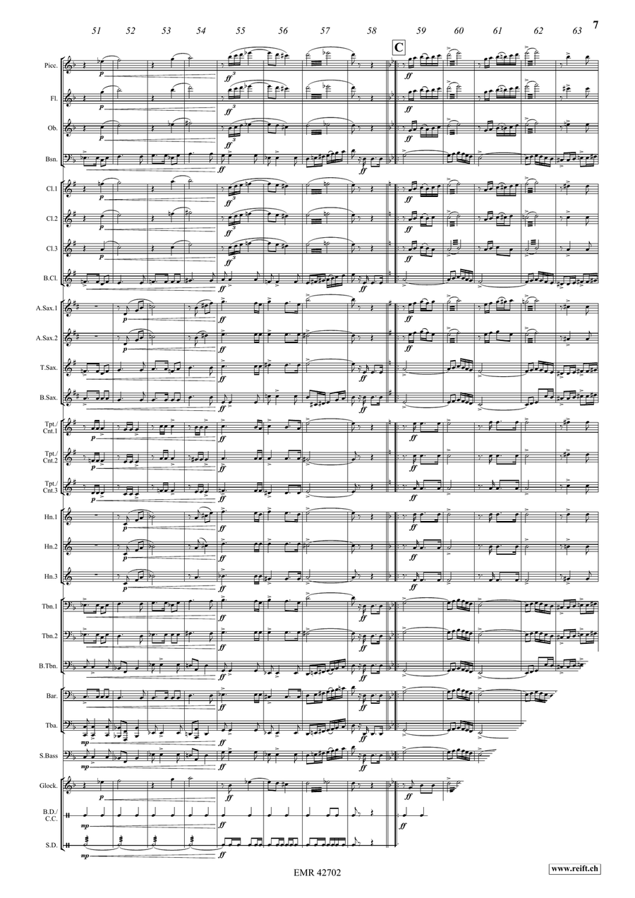 Fascination March Fascination March Concert Band scores gallery preview page 9