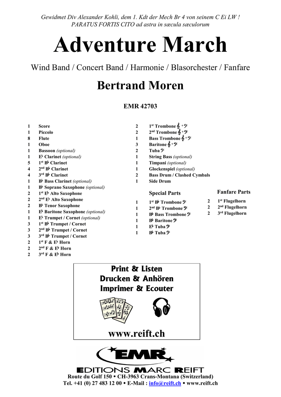 Adventure March Adventure March Concert Band scores gallery preview page 2
