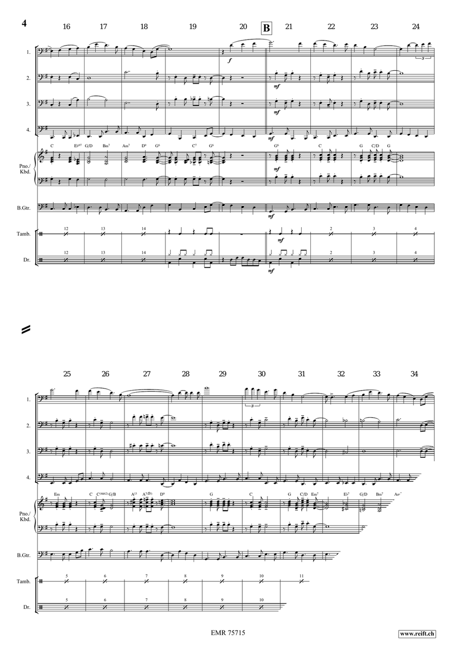 Danny Boy Danny Boy Tuba Quartet scores gallery preview page 4