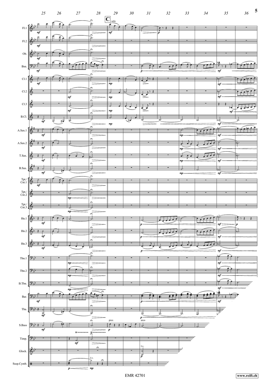 Silent Night Silent Night Concert Band scores gallery preview page 6