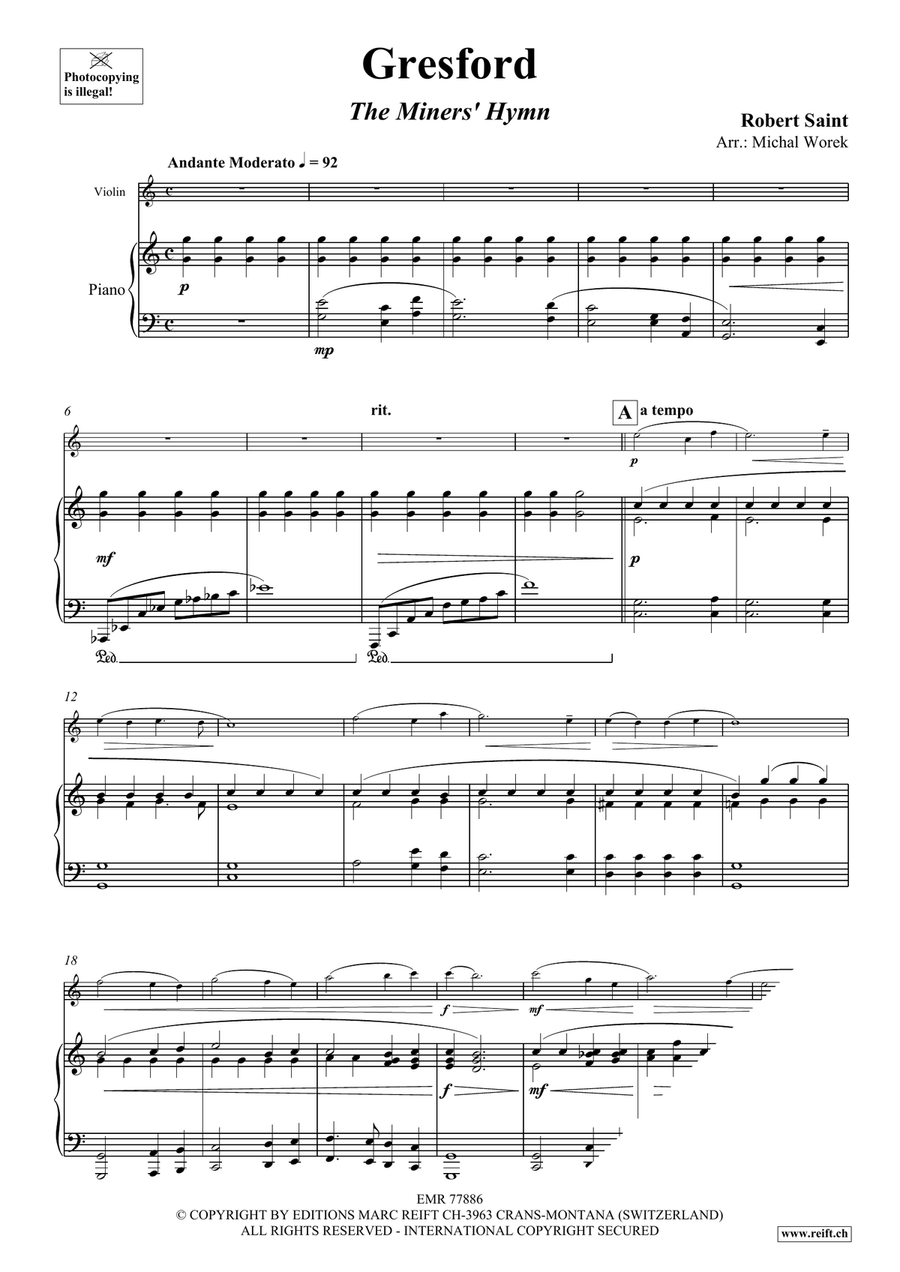 Gresford Gresford Violin Solo scores gallery preview page 3