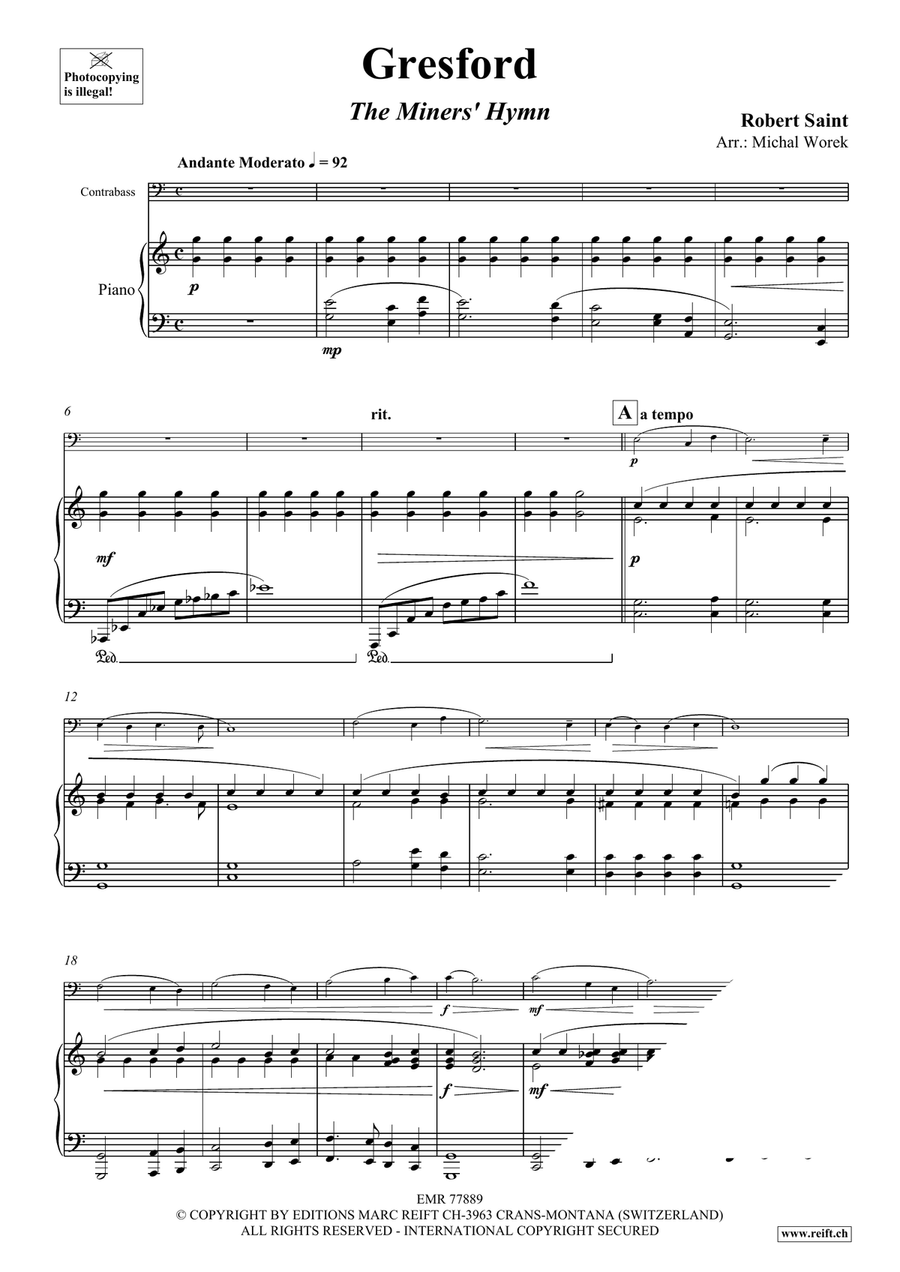 Gresford Gresford Double Bass scores gallery preview page 3