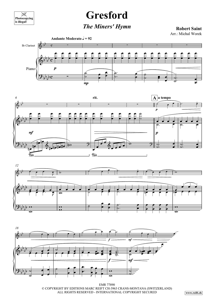 Gresford Gresford Clarinet Solo scores gallery preview page 3