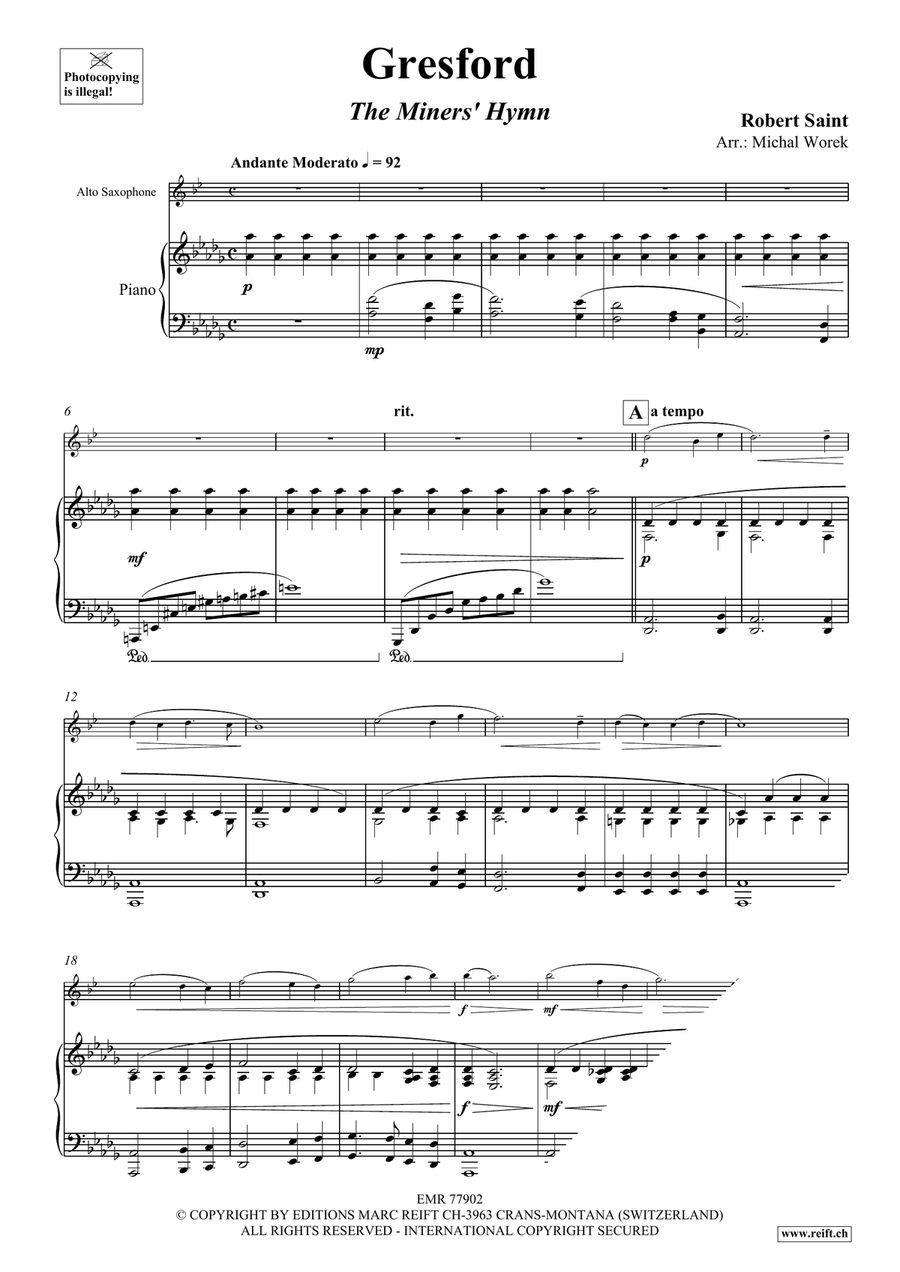 Gresford Gresford Alto Saxophone scores gallery preview page 3