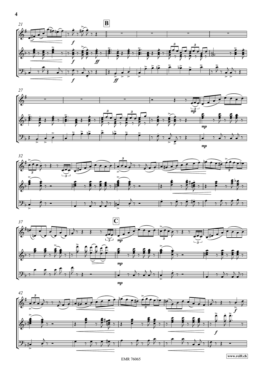 Biguine à la Teste Biguine à la Teste Trumpet scores gallery preview page 4