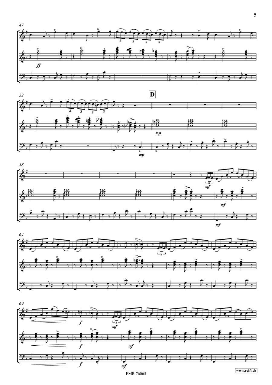 Biguine à la Teste Biguine à la Teste Trumpet scores gallery preview page 5