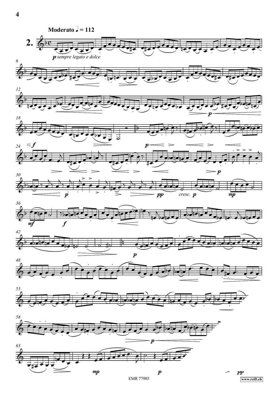 30 Studies 30 Studies Bass Clarinet scores gallery preview page 4