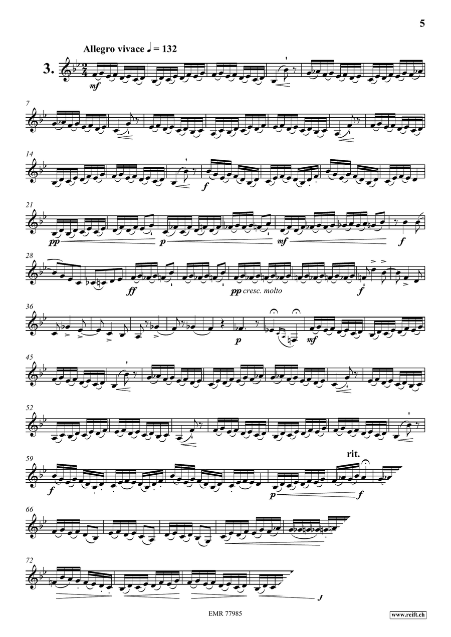 30 Studies 30 Studies Bass Clarinet scores gallery preview page 5
