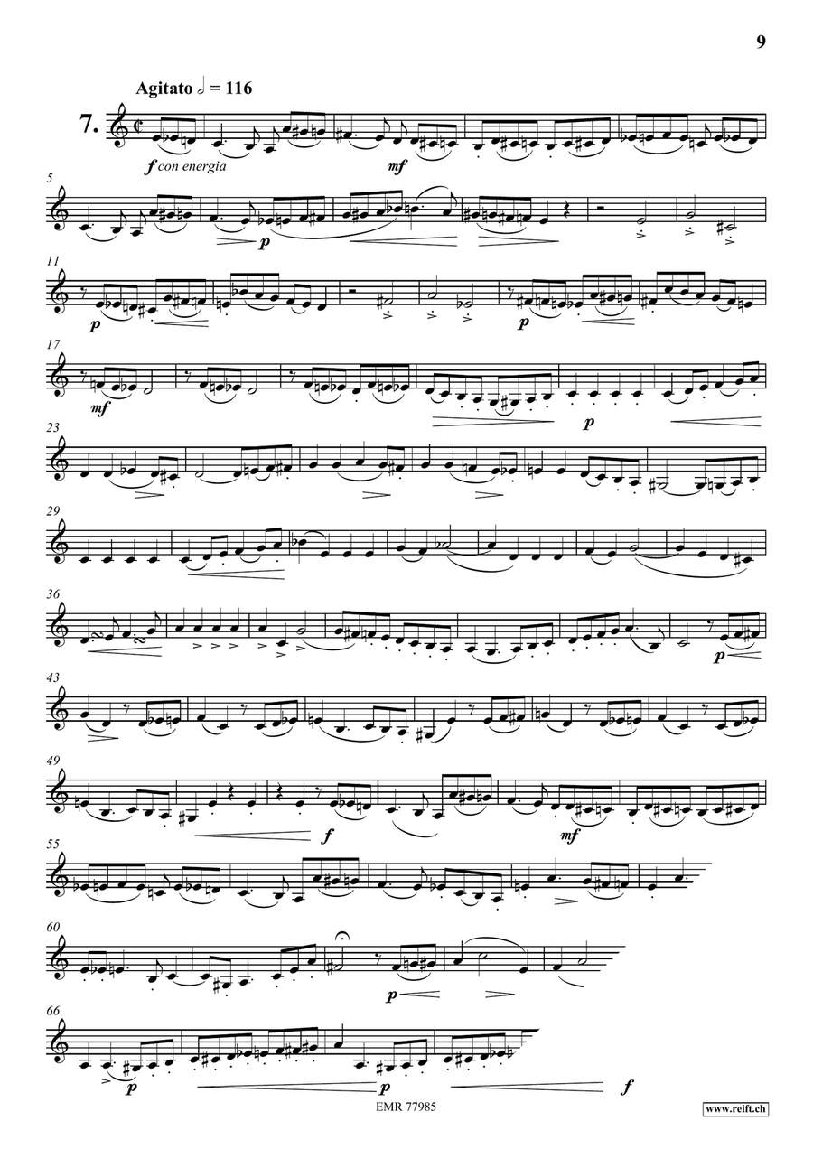 30 Studies 30 Studies Bass Clarinet scores gallery preview page 9