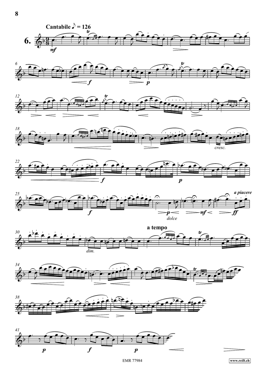 30 Studies 30 Studies Clarinet Solo scores gallery preview page 8
