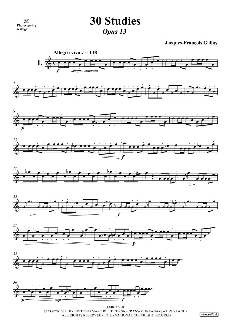 30 Studies 30 Studies Tenor Saxophone scores gallery preview page 3