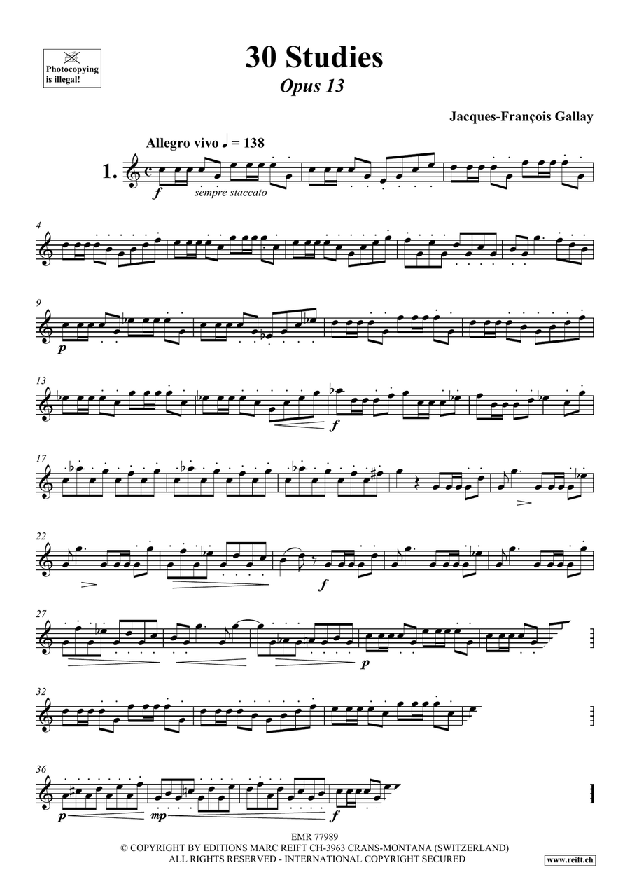 30 Studies 30 Studies Baritone Saxophone scores gallery preview page 3