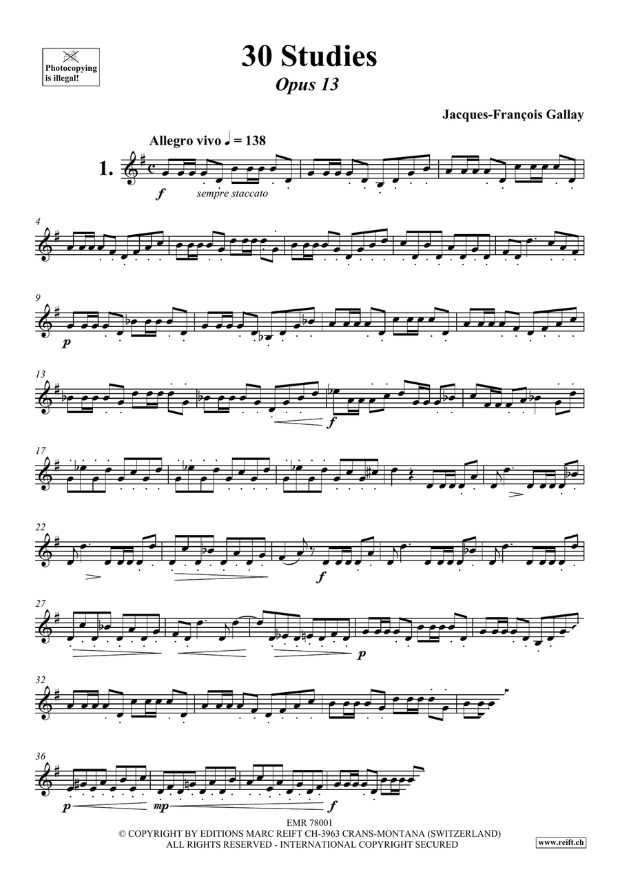 30 Studies 30 Studies Cornet scores gallery preview page 3