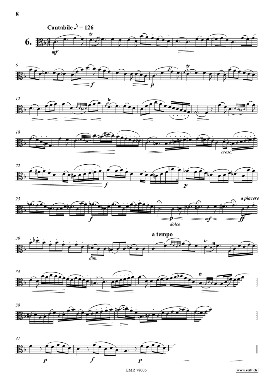 30 Studies Viola Solo scores gallery preview page 8