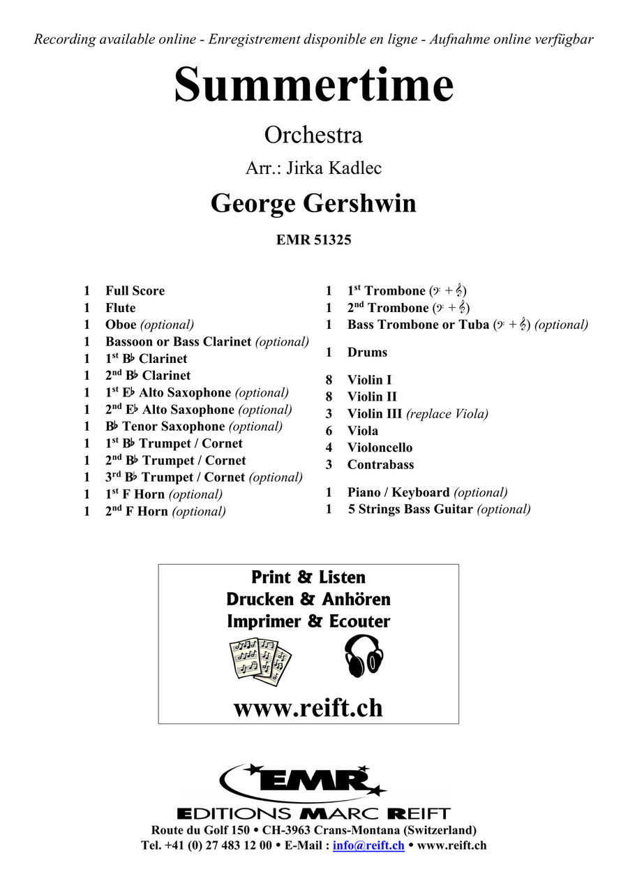 Summertime Summertime Orchestra scores gallery preview page 2
