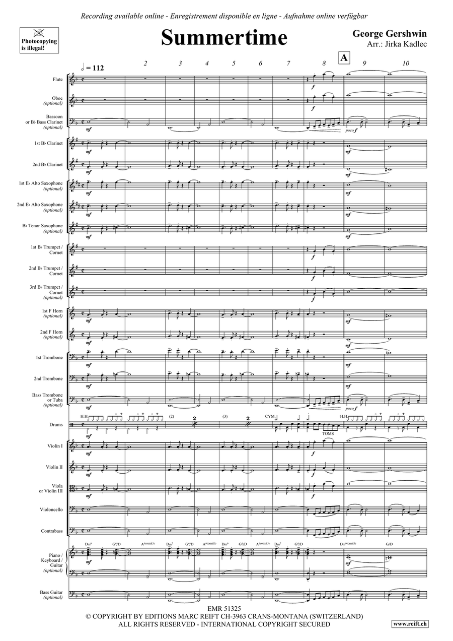 Summertime Summertime Orchestra scores gallery preview page 4