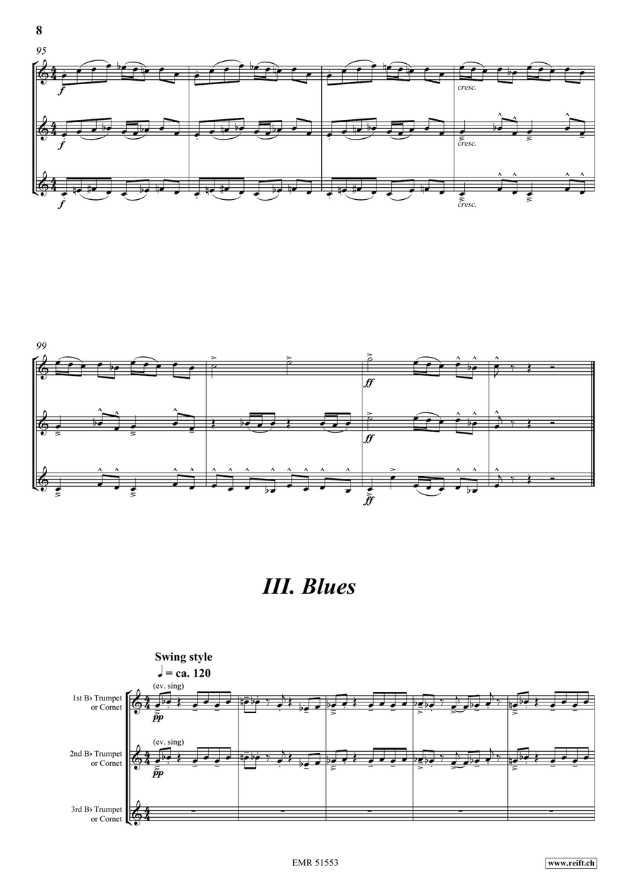 Trio For Events Trio For Events Trumpet Trio scores gallery preview page 6
