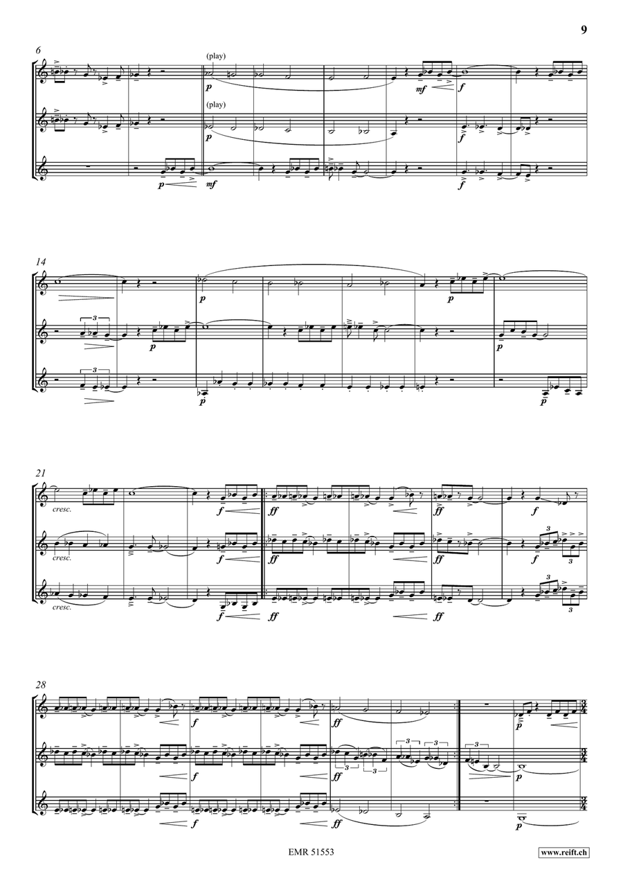 Trio For Events Trio For Events Trumpet Trio scores gallery preview page 7