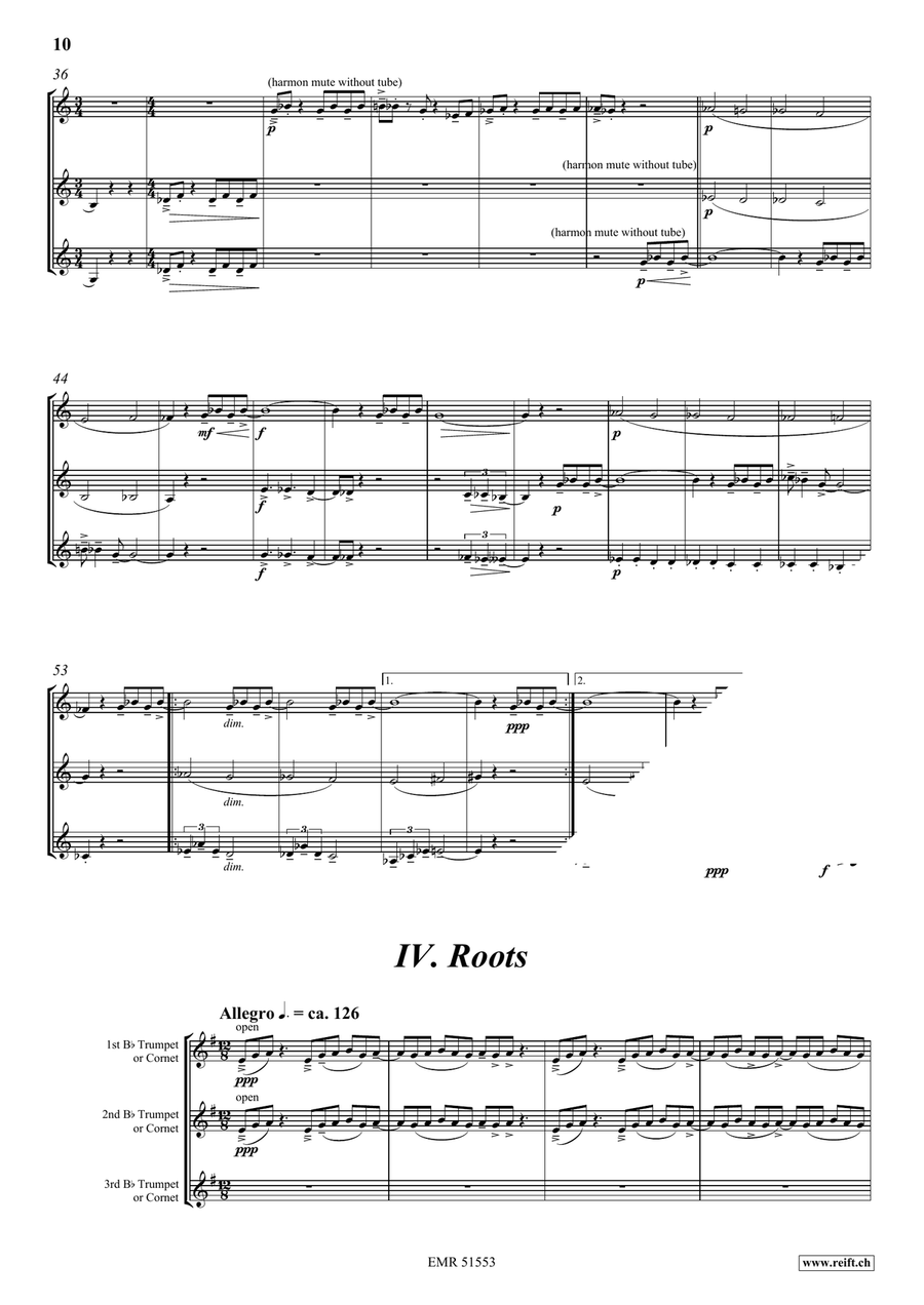 Trio For Events Trio For Events Trumpet Trio scores gallery preview page 8
