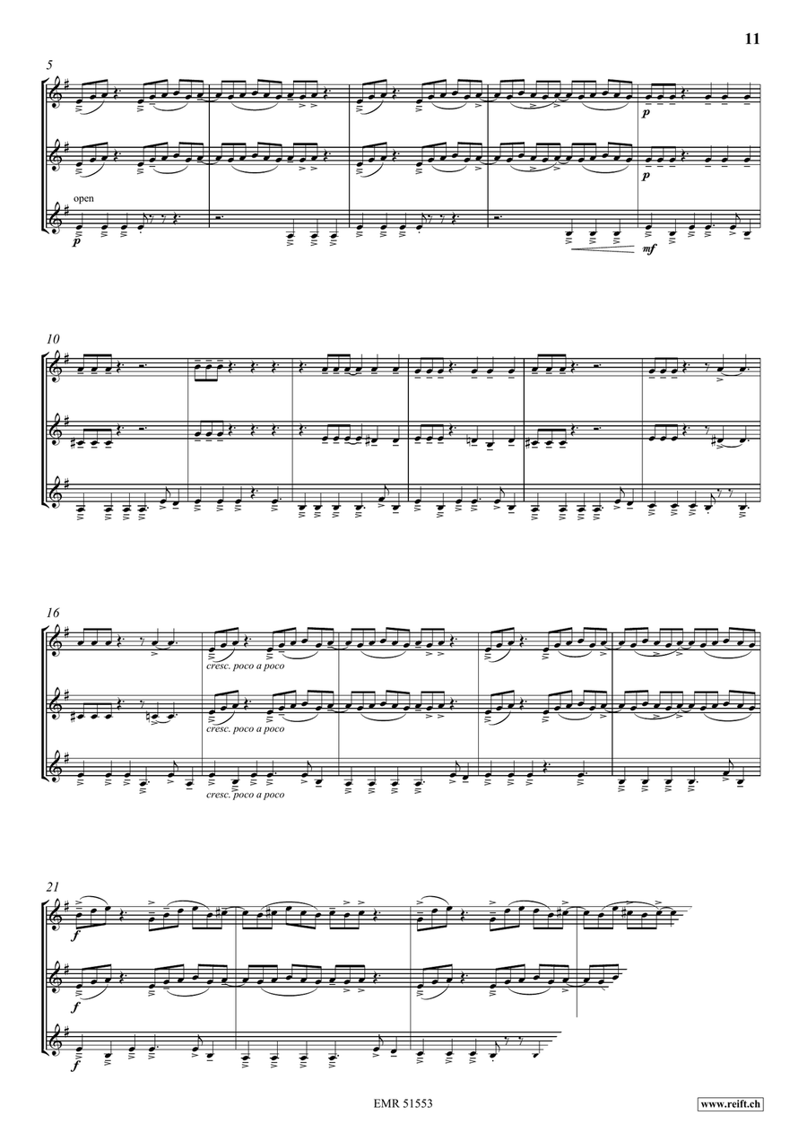 Trio For Events Trio For Events Trumpet Trio scores gallery preview page 9