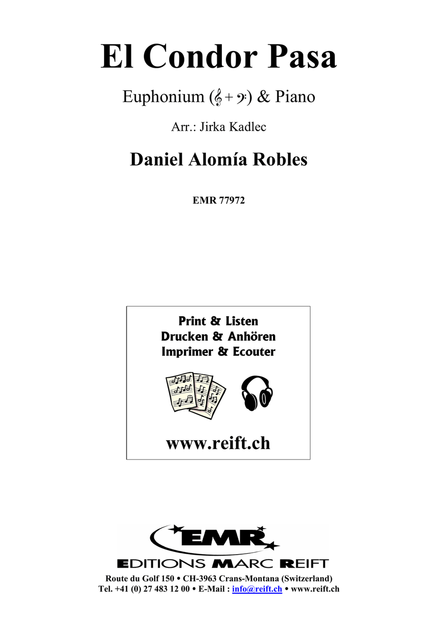 El Condor Pasa El Condor Pasa Euphonium scores gallery preview page 2