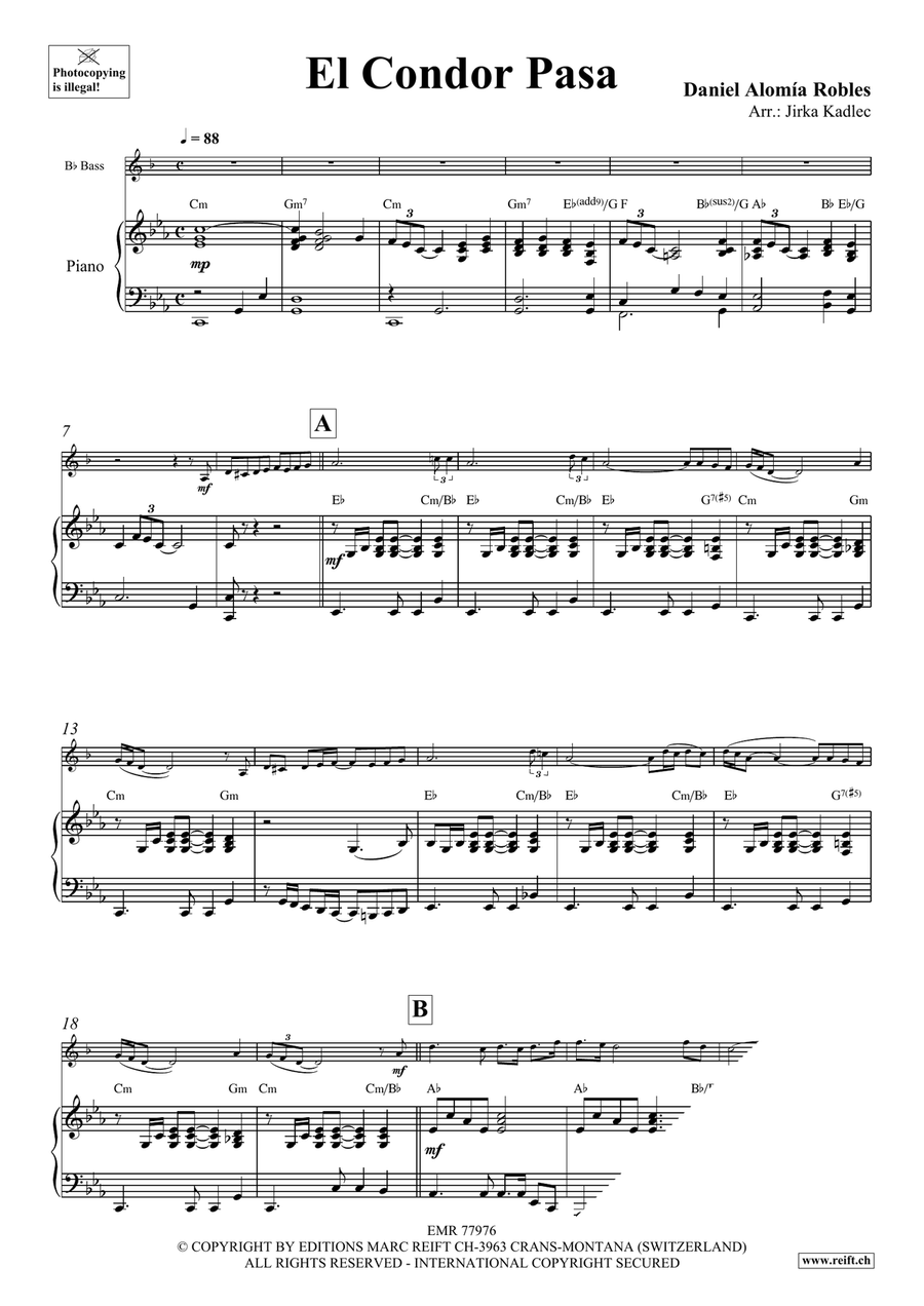 El Condor Pasa El Condor Pasa Voice Solo scores gallery preview page 3