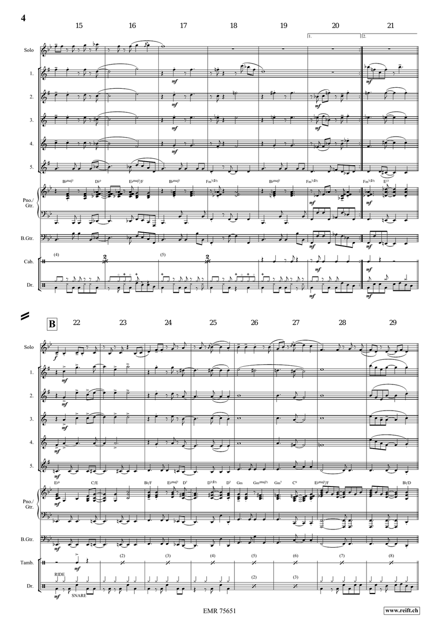 Sunday Mood Sunday Mood Clarinet scores gallery preview page 5
