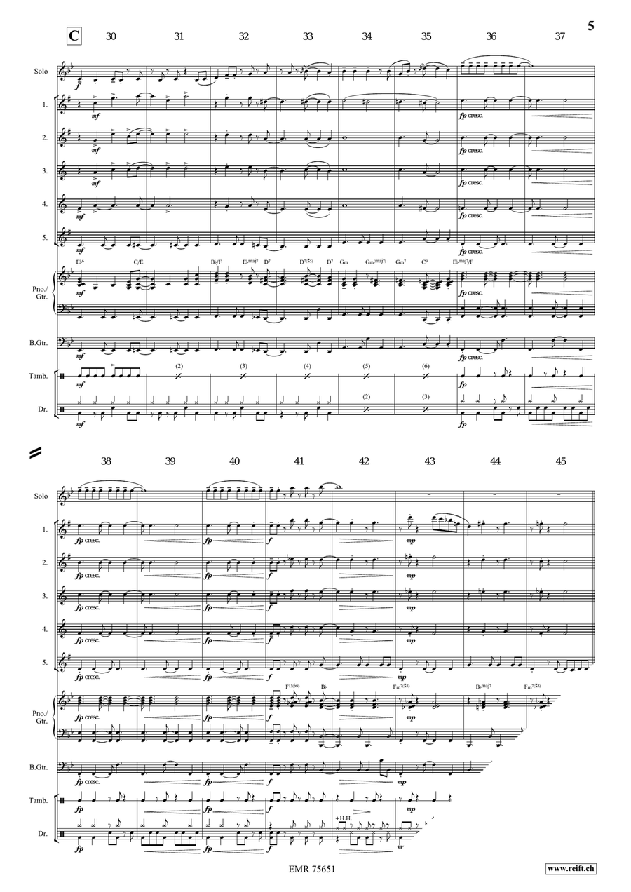 Sunday Mood Sunday Mood Clarinet scores gallery preview page 6
