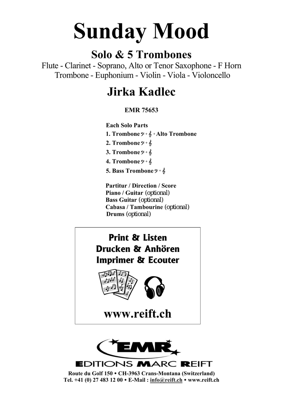 Sunday Mood Sunday Mood Clarinet scores gallery preview page 2