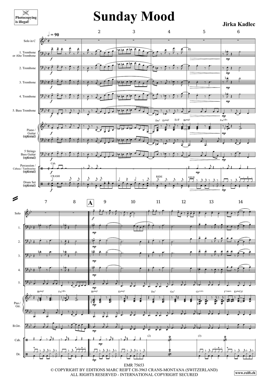 Sunday Mood Sunday Mood Clarinet scores gallery preview page 4