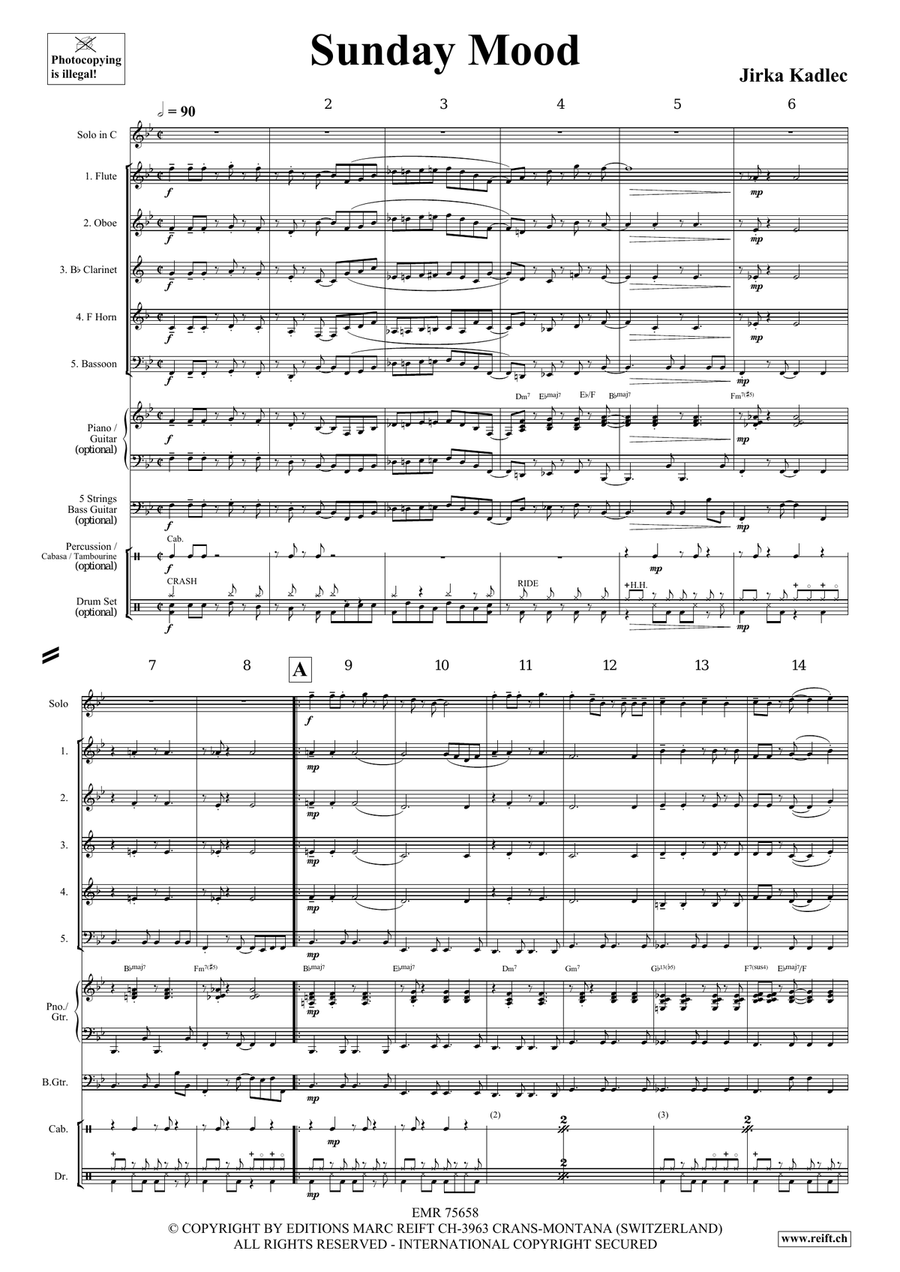 Sunday Mood Sunday Mood Bassoon scores gallery preview page 4