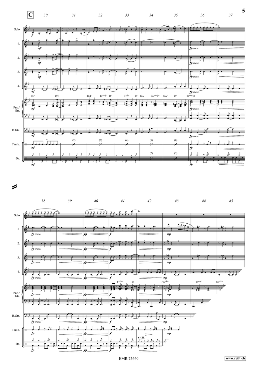 Sunday Mood Sunday Mood Clarinet scores gallery preview page 6