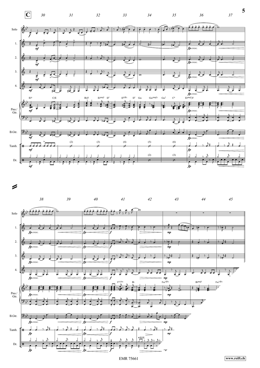 Sunday Mood Sunday Mood Clarinet scores gallery preview page 6