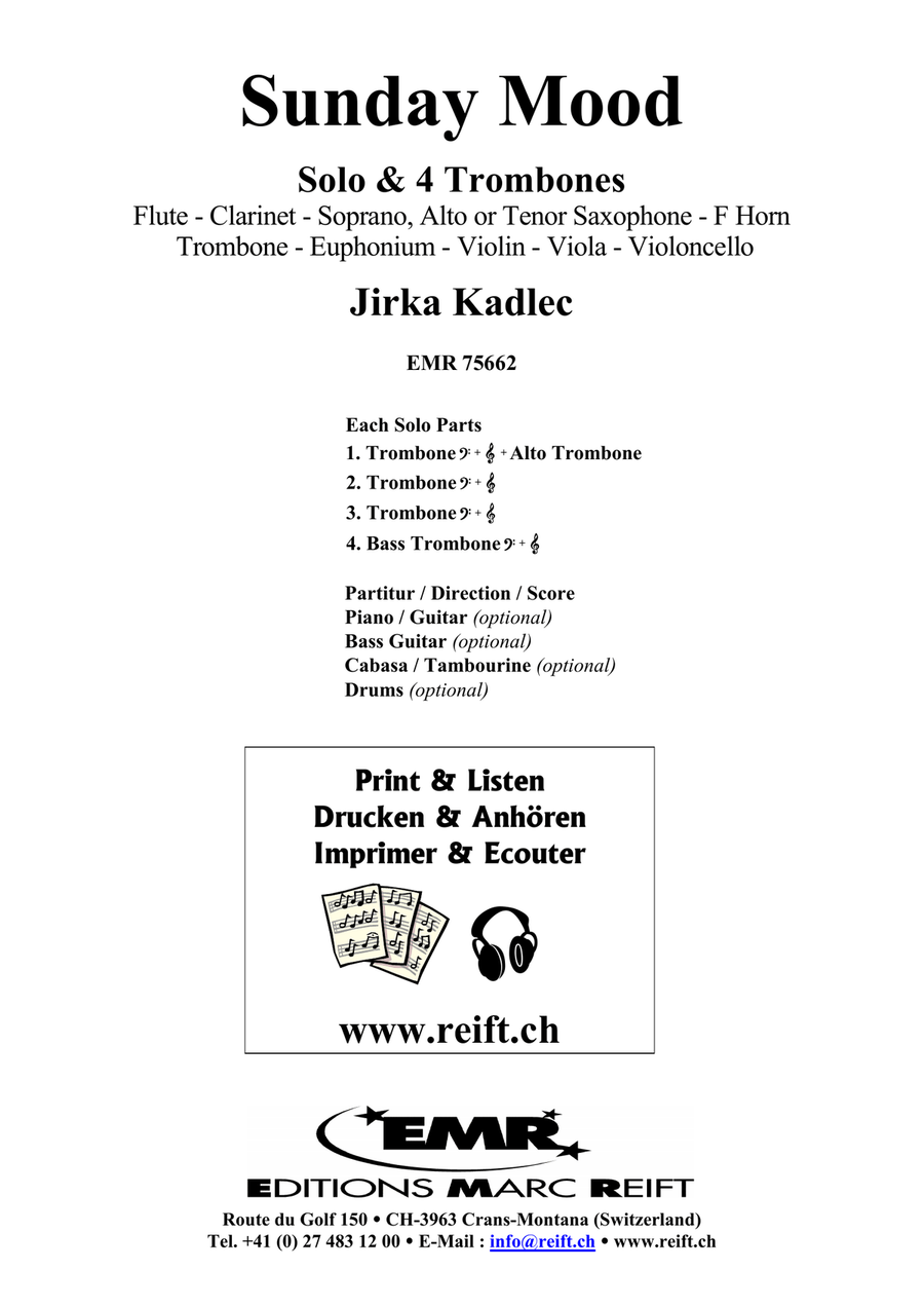 Sunday Mood Sunday Mood Clarinet scores gallery preview page 2