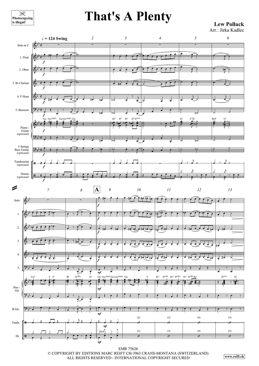 That's A Plenty That's A Plenty Bassoon scores gallery preview page 3
